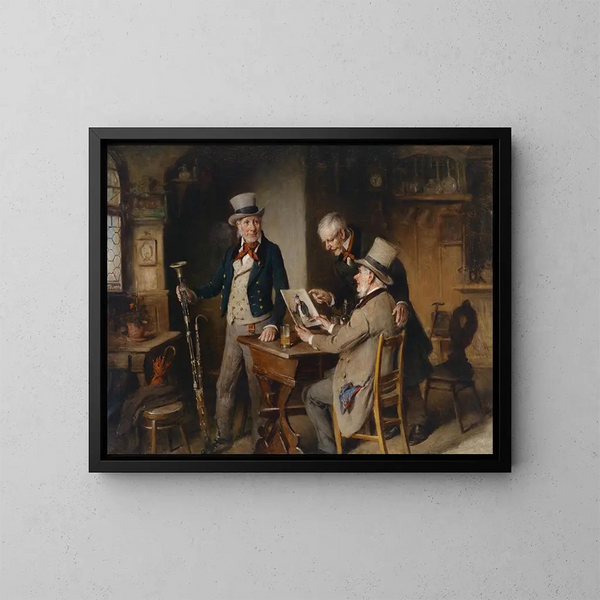 Le joueur de basson - Hermann Kern — oprawiony obraz na ścianie