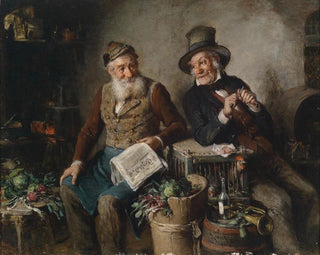 Dobrzy przyjaciele - Hermann Kern — widok dzieła