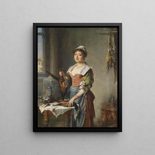 Marchand de jeux - Hermann Kern — oprawiony obraz na ścianie