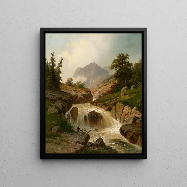 Hermann Ottomar Herzog - The Rippling River.webp