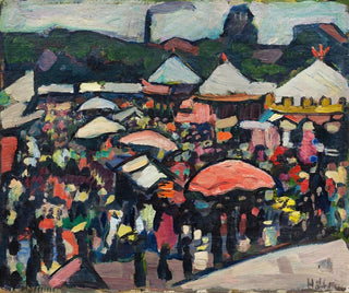 Foire au Kesselbrink à Bielefeld - Hermann Stenner — widok dzieła