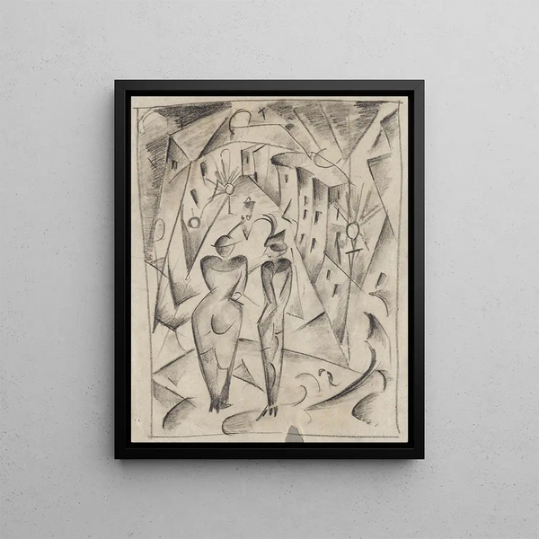 Hermann Stenner - Zwei Frauen auf der Strae.webp