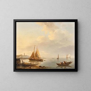 Hermanus Koekkoek - Navigating in calm waters.webp