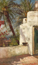 Taras z palmami w Capri - Hermione von Preuschen — widok dzieła