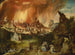 L'incendie de Sodome, Loth avec ses filles - Herri met de Bles — widok dzieła