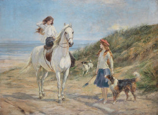 Czas wakacji - Heywood Hardy — widok dzieła