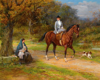 Ubóstwo i przywilej - Heywood Hardy — widok dzieła