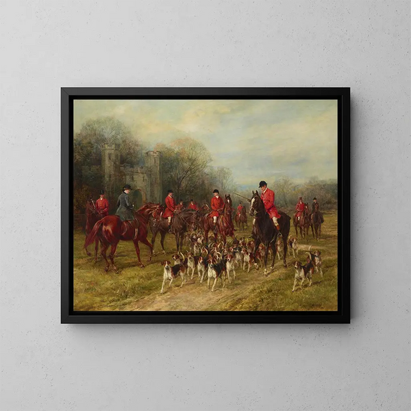 La Rencontre - Heywood Hardy — oprawiony obraz na ścianie