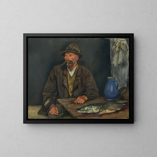 Hiasl MaierErding - Der alte Moser mit Hecht.webp