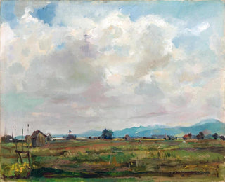 Atmosfera piany na Chiemsee w pobliżu Bersee - Hiasl Maier-Erding — widok dzieła