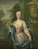 portret Claudine van Royen urodzonej w 1712 roku, żony Pietera Tedinga van Berkhout - Hieronymus van der Mij — widok dzieła
