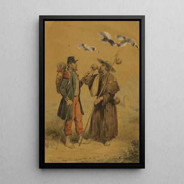 Hippolyte Bellang - Soldat donnant boire un plerin.webp