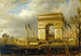 La Fête de la Fraternité le 20 avril 1848 place de l'Étoile distribution des drapeaux à la garde nationale - Hippolyte Sbron — widok dzieła