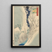 Les gorges de Kiso sous la neige, province de Shinano - Hiroshige II — oprawiony obraz na ścianie
