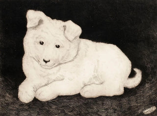 Chiot blanc Sneggie - Hjalmar Hagelstam — widok dzieła