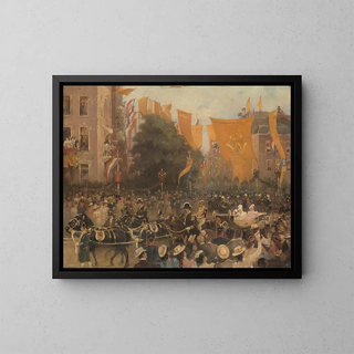 Hobbe Smith - Queen Wilhelmina entering Amsterdam in 1898.webp