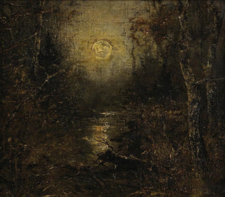 Refleks księżyca na wodzie - Homer Dodge Martin — widok dzieła