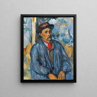 Mężczyzna w niebieskim fartuchu - Paul Cézanne
