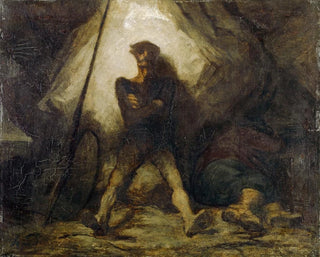 La veille de Don Quichotte - Honoré Daumier — widok dzieła