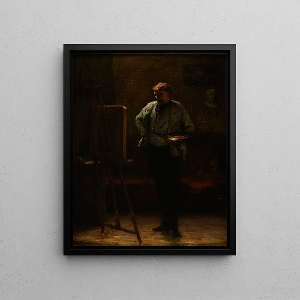Le Peintre - Honoré Daumier — oprawiony obraz na ścianie