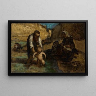 Honor Daumier - Le premier bain.webp