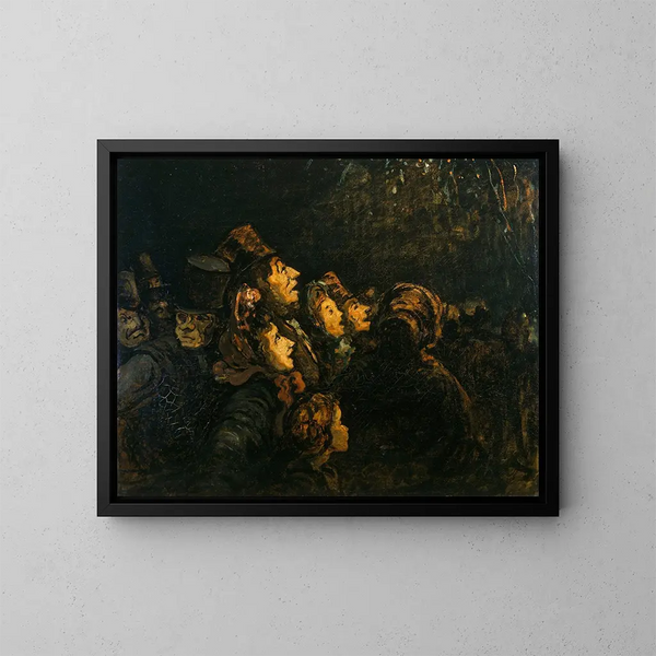 Les fusées - Honoré Daumier — oprawiony obraz na ścianie