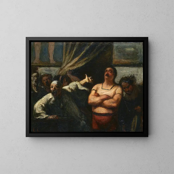 L'Homme fort - Honoré Daumier — oprawiony obraz na ścianie