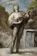 Le Troubadour - Honoré Daumier — widok dzieła