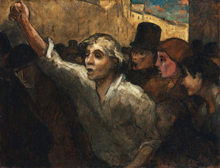 La Révolte - Honoré Daumier — widok dzieła