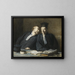 Dwóch adwokatów w rozmowie - Honoré Daumier — oprawiony obraz na ścianie