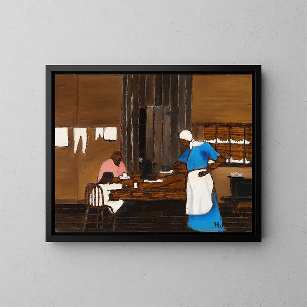 L'heure du souper - Horace Pippin — oprawiony obraz na ścianie
