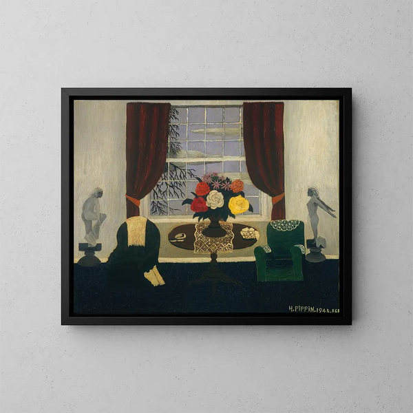 Wewnętrzny obraz wiktoriański I - Horace Pippin — oprawiony obraz na ścianie