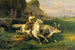 Rzymski pasterz prowadzący bydło - Horace Vernet — widok dzieła