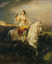 Kobieta Algierka Hawking - Horace Vernet — widok dzieła