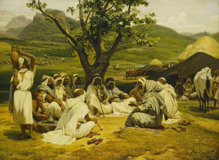 Le conteur arabe - Horace Vernet — widok dzieła