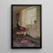 Washington i Mary Philipse - Howard Pyle — oprawiony obraz na ścianie