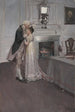 Washington i Nellie Custis - Howard Pyle — widok dzieła