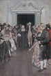 Washington prowadzący swoją matkę do sali balowej w Fredericksburgu - Howard Pyle — widok dzieła