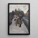 Washington w ogrodzie w Mount Vernon - Howard Pyle — oprawiony obraz na ścianie