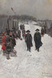 Washington i Von Steuben w Valley Forge - Howard Pyle — widok dzieła