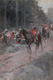 La Retraite de Washington de Great Meadows - Howard Pyle — widok dzieła