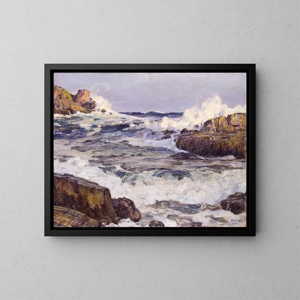 Dégagement après la tempête de septembre, côte du Maine - Howard Russell Butler — oprawiony obraz na ścianie