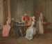Un jeu de quadrille - Hubert François Gravelot — widok dzieła
