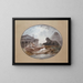 Caprice architektoniczny - Hubert Robert — oprawiony obraz na ścianie