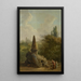 Monument de jardin - Hubert Robert — oprawiony obraz na ścianie