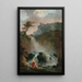 La Cascade - Hubert Robert — oprawiony obraz na ścianie