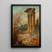 Lavandières - Hubert Robert — oprawiony obraz na ścianie