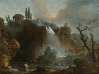 Les Cascades de Tivoli - Hubert Robert — widok dzieła