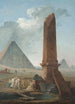 La Farandole wśród egipskich monumentów - Hubert Robert — widok dzieła