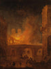 L'incendie de l'Hôtel-Dieu à Paris - Hubert Robert — widok dzieła
